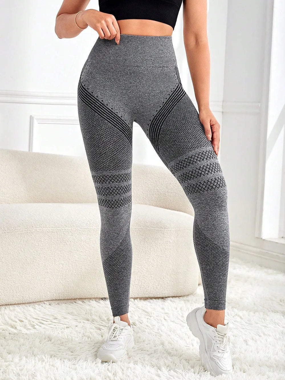 High Waist Gym Tights Yoga Pants for Women with Tummy Control Spandex/Nylon Material XXL Size Peach Hip Fitness Wear